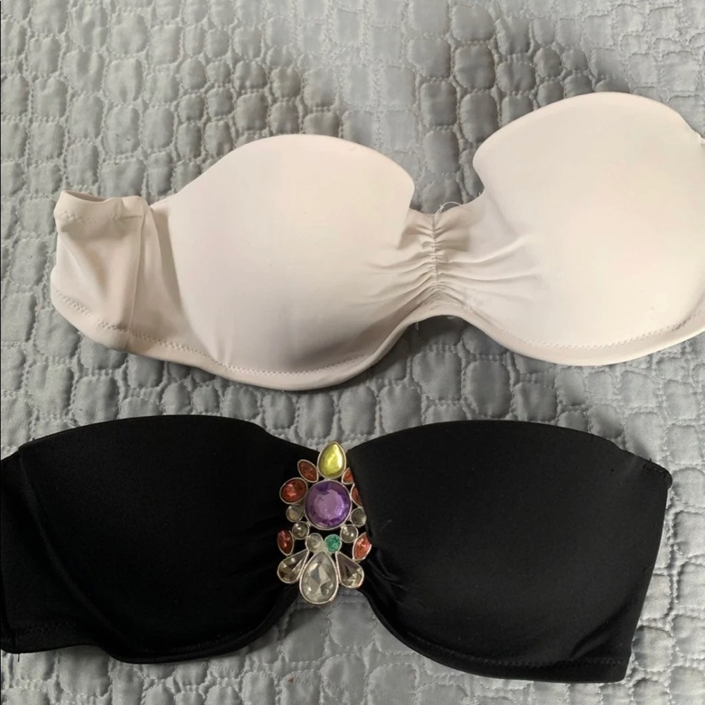 Victoria secret bathing suit tops set of 2 34B